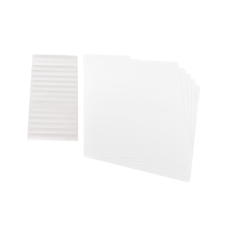 Glorious Vinyl LP Divider Set White