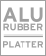 Alu Rubber Platter